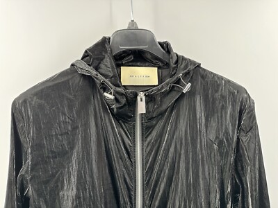 1017 Alyx 9SM Nightrider Shell Jacket Black Size 2XL slim-fit (T-1