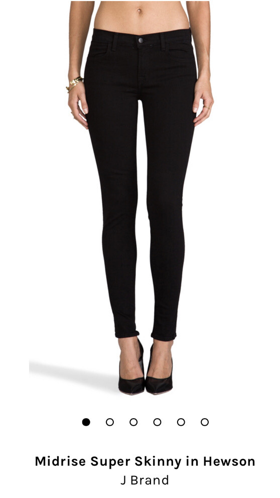 J Brand • Mid Rise Skinny Denim Jeans in Hewson • 26 • Retail $278