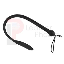 Genuine Cow Hide Leather Bull Whip 3 feet long 16 plaits Heavy Bullwhip Handmade