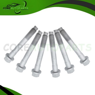 6pcs Wheel Hub Bolts For 07-18 Jeep Wrangler 99-04 Jeep Grand Cherokee 5012436AB