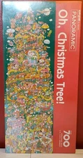 NEW Springbok Oh, Christmas Tree! Jigsaw Puzzle Panoramic Toys Santa Claus RARE