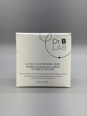 {M5} DrB Lab Glycolic Acid Renewal Mask 1oz Full Size Face Mask Rejuvenating NIB