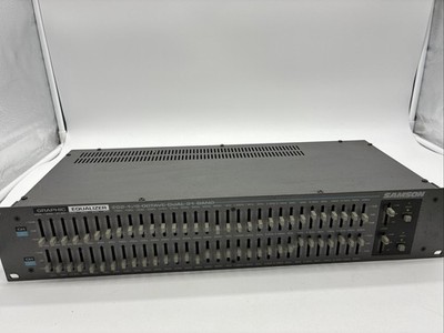 Samson E62 1/3 Octave Dual 31 Band Graphic Equalizer