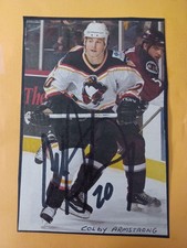Colby Armstrong Signed 3.5