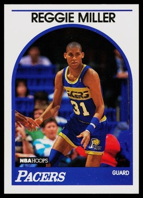-CS- 1989-90 NBA Hoops - #29 Reggie Miller (G) *Free Shipping* Indiana Pacers