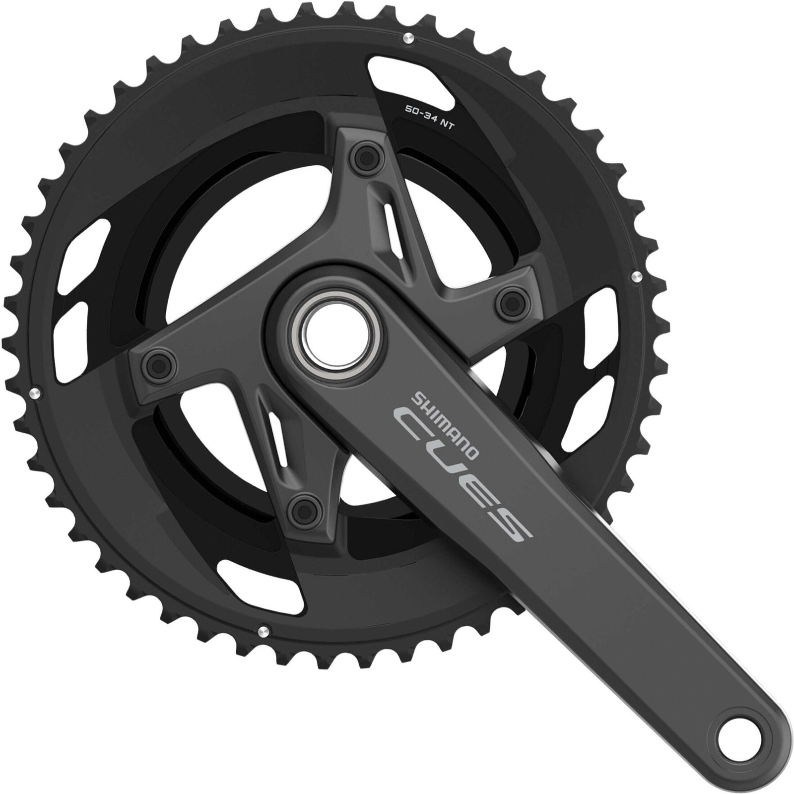 Shimano CUES FC-U6040-2 CUES 2 HollowTech II chainset, for 9/10-speed, 175mm, 50