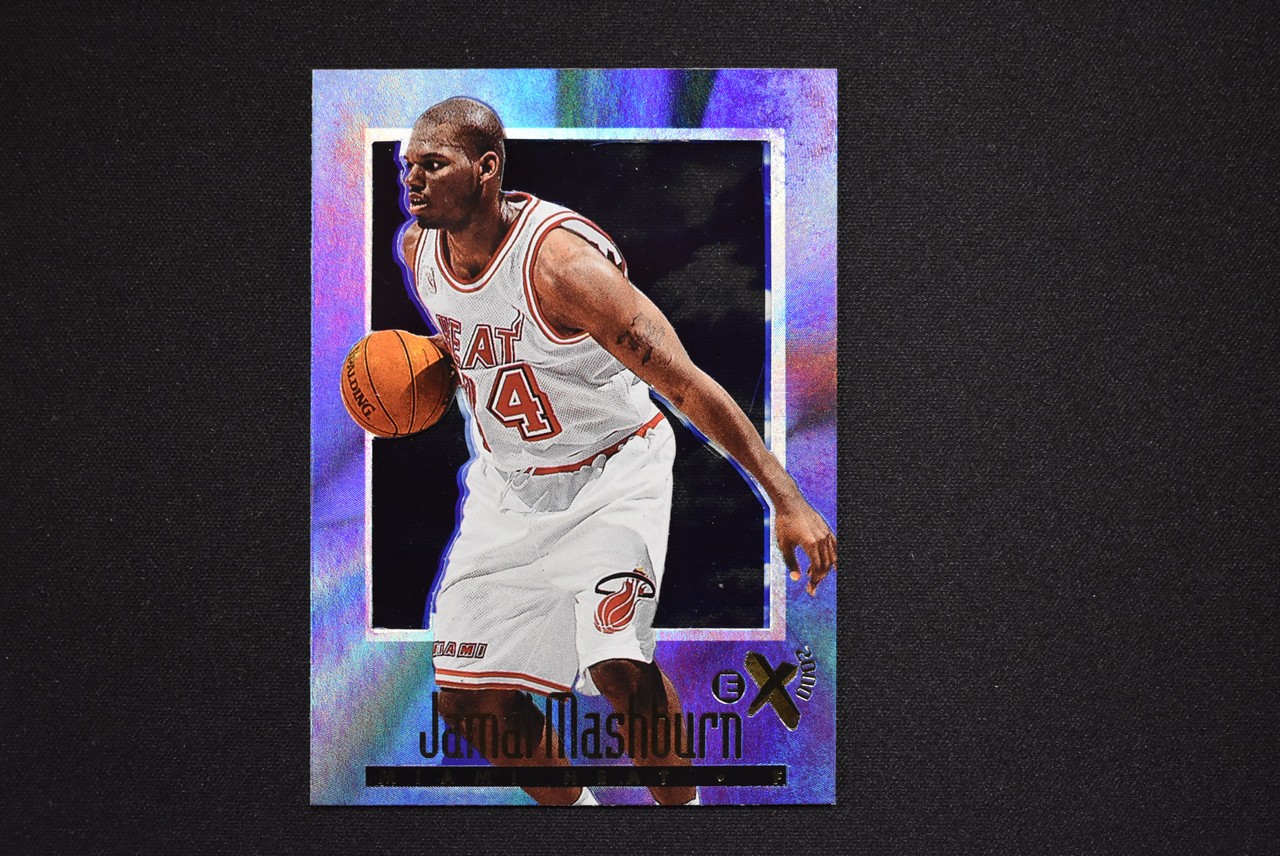 1996-97 Skybox E-X 2000 Basketball Jamal Mashburn #35 Miami Heat