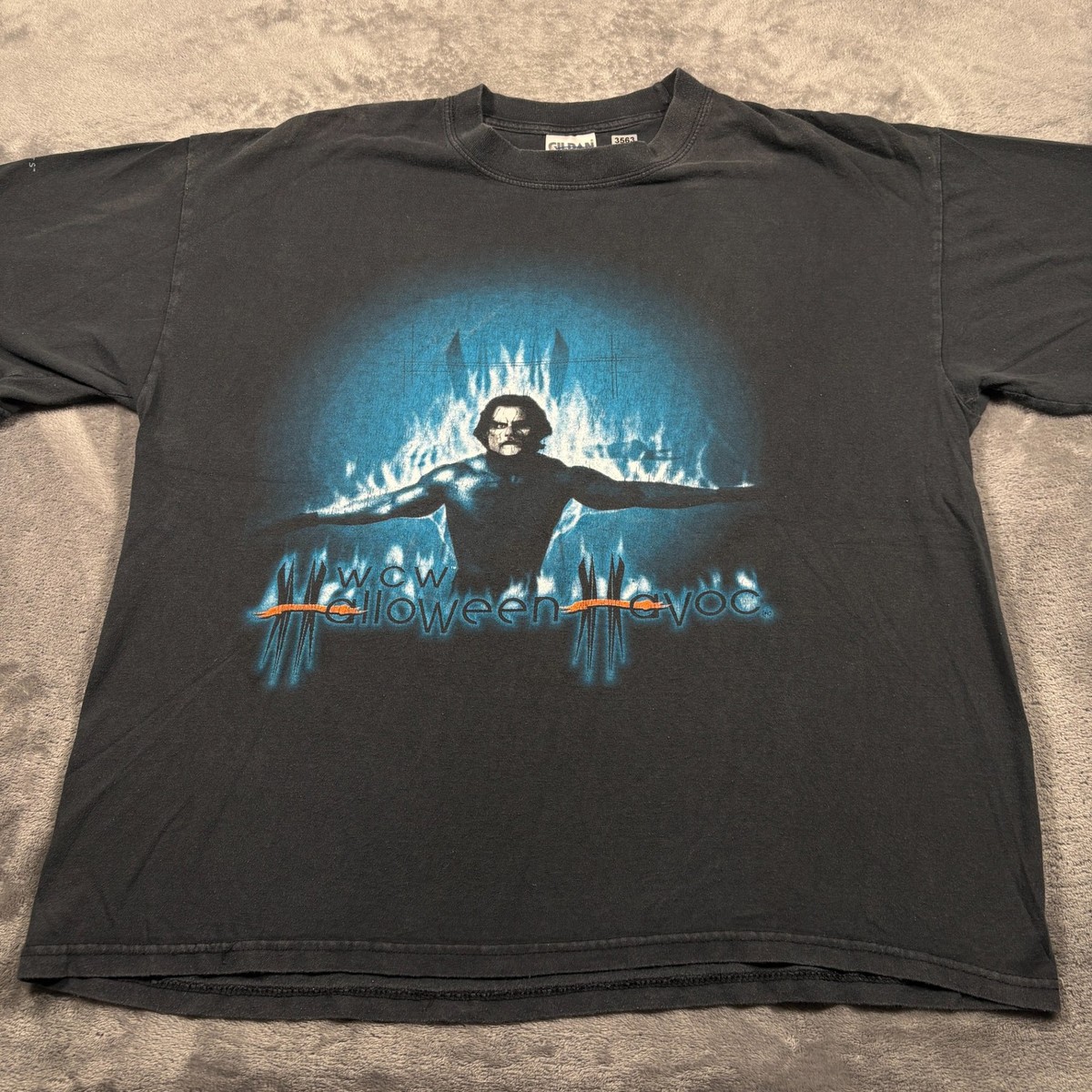 wcw１９９５vintage Vintage WCW Sting Halloween Havoc Wrestling T-Shirt Mens X-Large