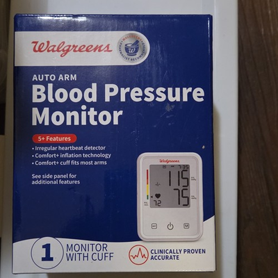 #ad Walgreens Auto Arm Blood Pressure Monitor Comfort Cuff Irregular Detector BPHJ… $19.99