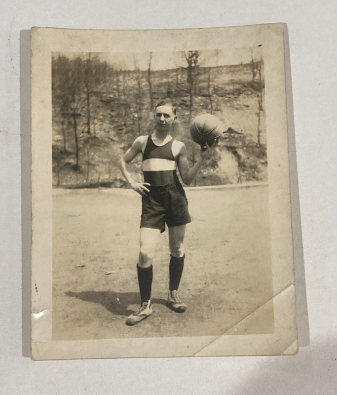 Basketball Player Photograph Circa 1920s - 1930s