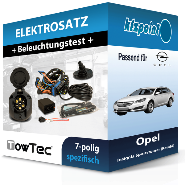 für Opel Insignia Sports Tourer 08- Towtec E-Satz 7Polig Fahrzeugspezifisch NEU-image