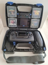 Sega Game Gear Console Fully Working w/Carry Case TV Tuner Games & Battery Pack