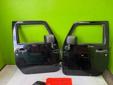 07-18 Jeep Wrangler Jk Oem Full Hard Doors Black With Door Panels Mirror Px8 07-18 Jeep Wrangler Jk Oem Full Hard Doors Black With Door Panels Mirror Px8