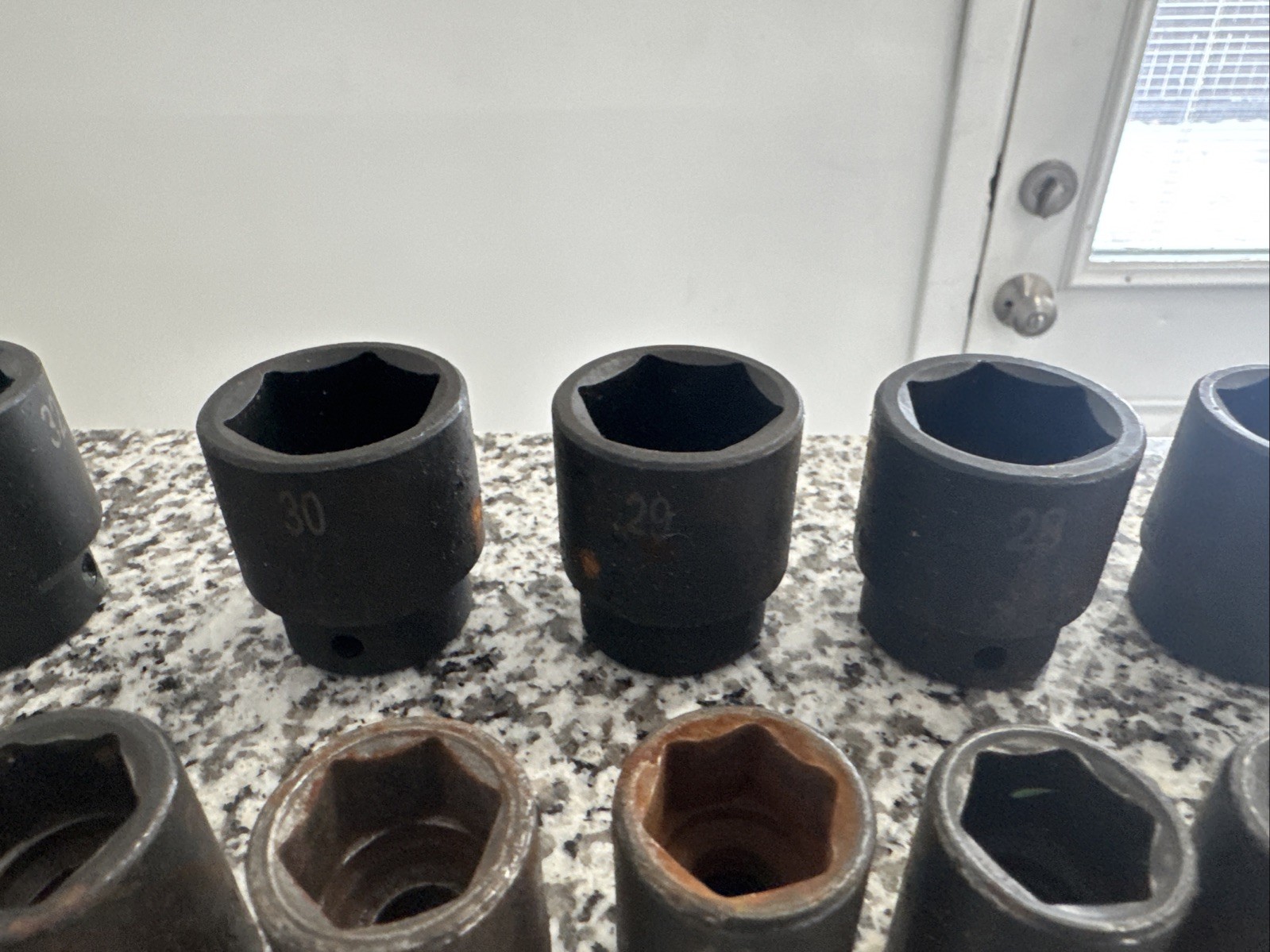 SK Tools 4037 - 25 Piece 1/2" Dr 6 Pt Shallow Metric Impact Socket Set USA MADE