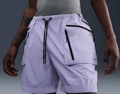 Nike Tech Super Lightweight Shorts Men's Large Light Purple HJ2946-515 New $135
