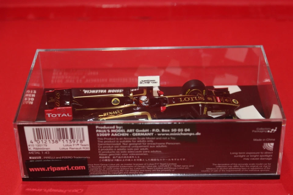 1/43 Lotus F1 Team Renault R30 (2012) - #9 K. Raikkonen - MINICHAMPS - Immagine 3 di 3