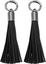 Leather Keychain Tassels, Women Tassel Bag Charm for Handbag Purse DIY Craft