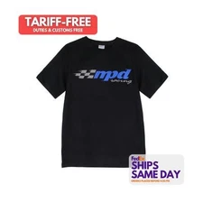 Mpd PC54-L MPD LOGO, One Mpd Black Tee Shirt Large High Performance & Racing Par