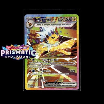 Pokemon Prismatic Evolutions: Choose Your Card! Reverse Holo/Holo EX Full Art NM