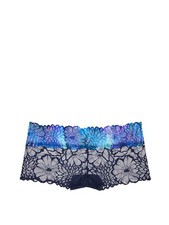 Victoria's Secret PINK Floral Lace Cheeky Boyshort Panty Inkblot Floral