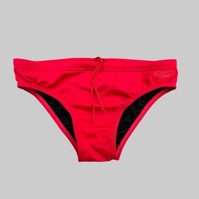 Swim Suits Red Speedo Briefs Speedo Men Red Print Modern Matrix