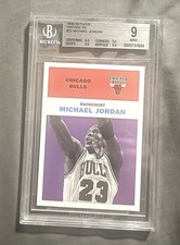 1998-99 Fleer MICHAEL JORDAN Vintage '61 #23 BULLS BGS 9 Mint