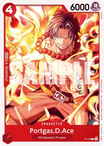 PSA10 Portgas D Ace SR-P OP07-119 Flagship Battle Top Prize ONE