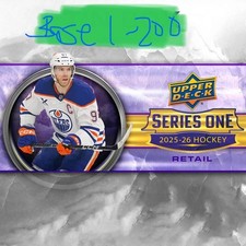 2025-26 25-26 Upper Deck Hockey Series 1 Base U PICK 4CardCanadaFreeship