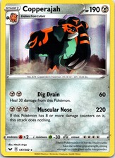 Copperajah 137/202 Rare Sword & Shield Pokemon Reverse Holo NM