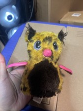 Hatchimals Rare Golden Lynx Owl Sparkly Wings works Sings Rotates Talks