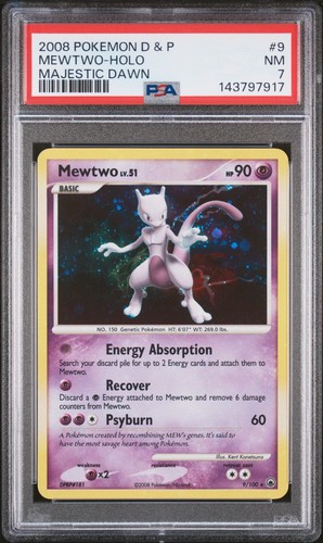 Mewtwo graded PSA 7 for sale on eBay