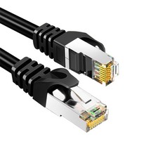 Cat 8 Ethernet Cable 50 FT Shielded, Indoor Outdoor, High Speed 40Gbps 2000Mh...