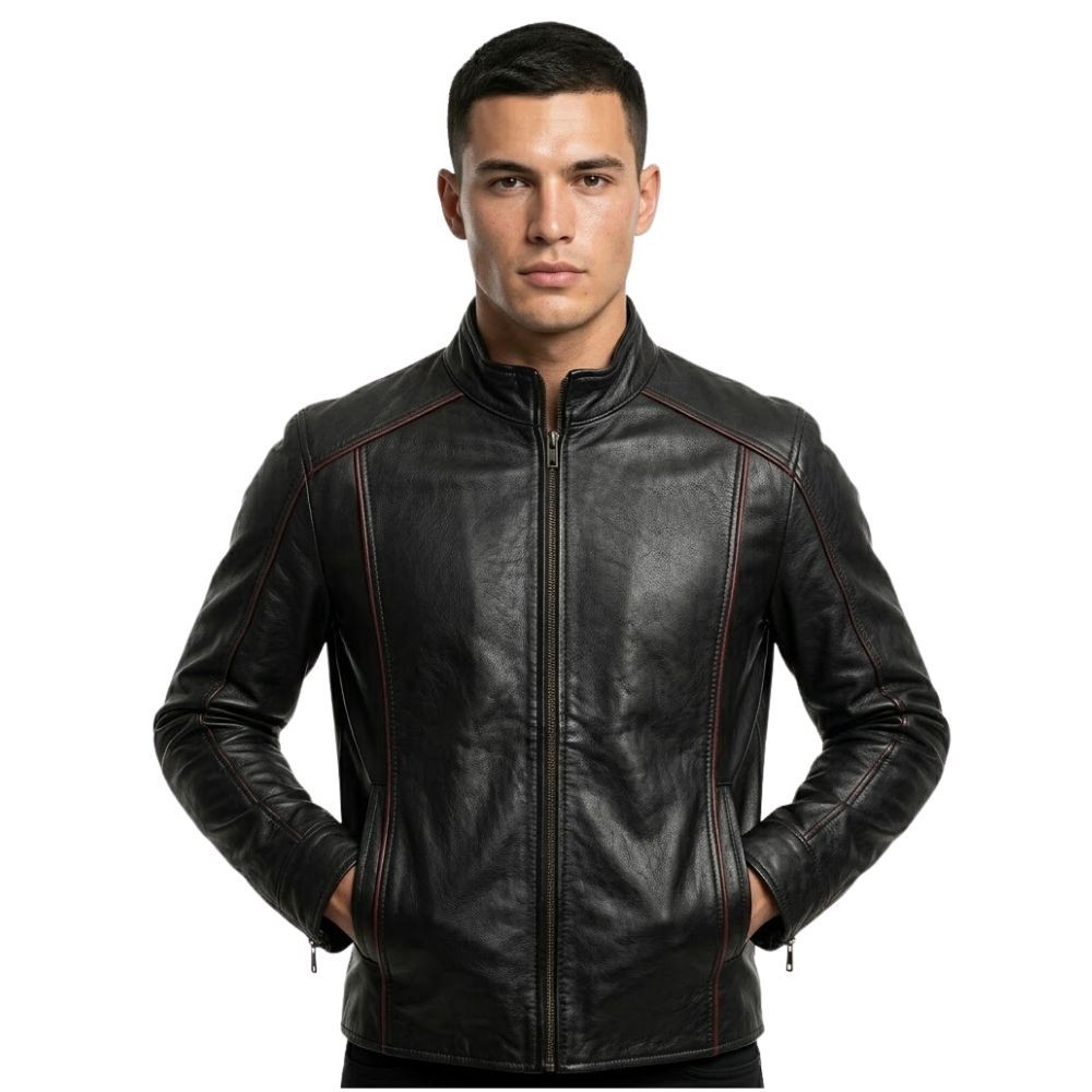 MASS EFFECT 3 - N7 COMMANDER SHEPARD STYLISH 100percent Real LEATHER JACKET image 5