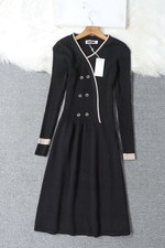 2026 spring hot sales runway show embroidery classy dress SMLXL