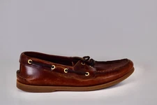 Sperry Top Sider Mens Leather Brown Deck Boat Shoes Loafers Slip On Size 10.5 M