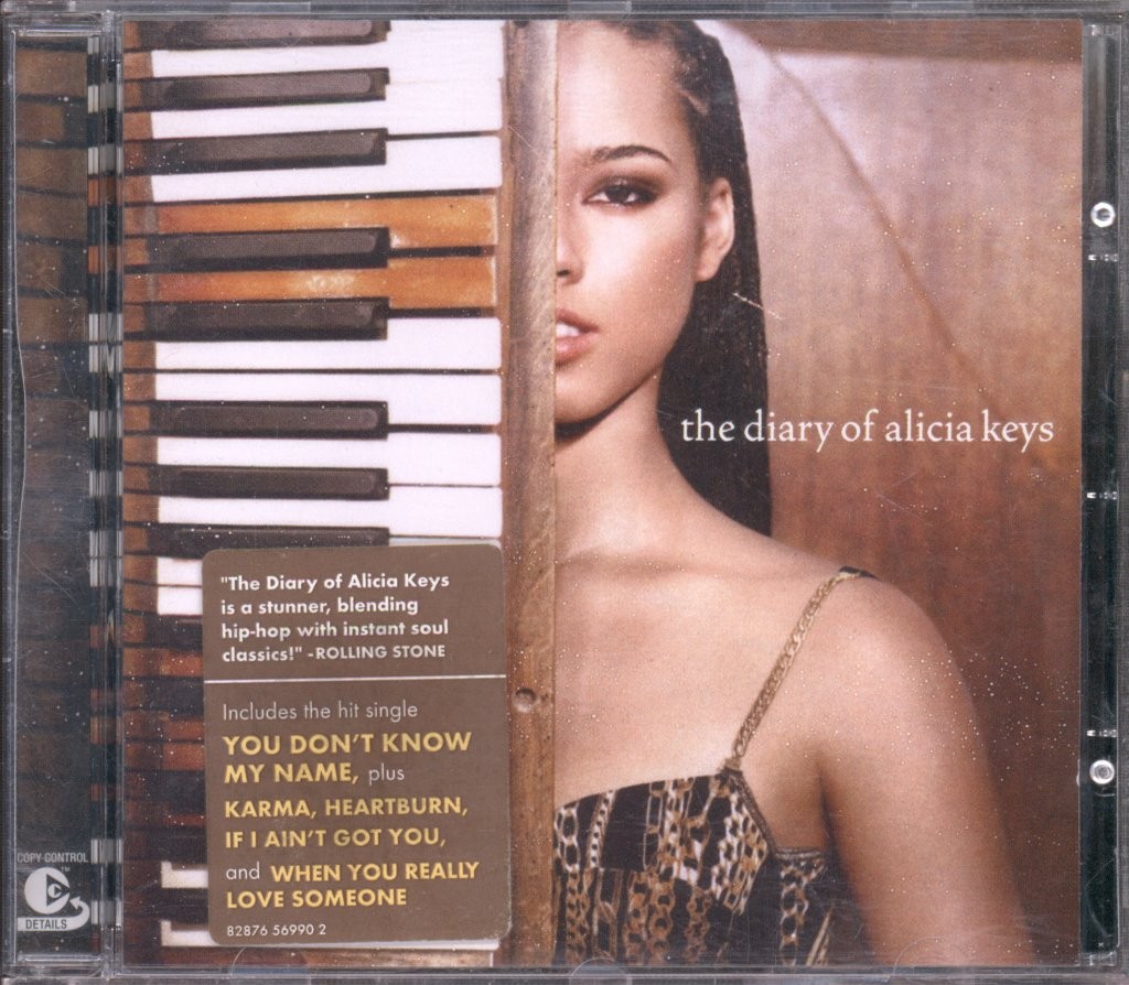 Alicia Keys Diary of Alicia Keys CD Europe BMG 2003 copy protected enhanced CD