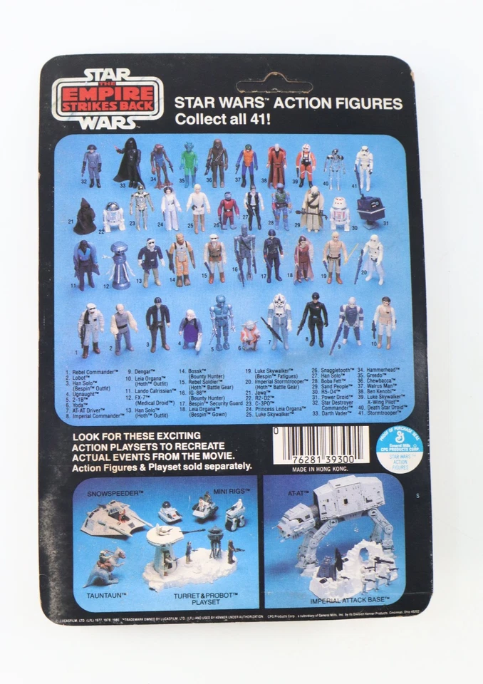 1980 Star Wars ESB Snaggletooth 41 reverso en tarjeta sin usar, en caja sin perforar con estuche bonita tarjeta Foto 2 de 4