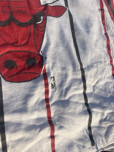Vintage 1990s Chicago Bulls Championship T-Shirt / Single Stitch / USA / Size L - Picture 8 of 8