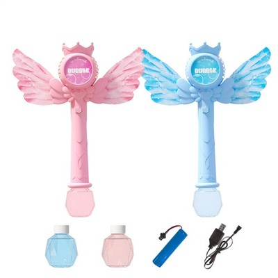 Bubble Maker Wand Musical Cosplay Prop Dreamy LED Lighted Bubble Machine 