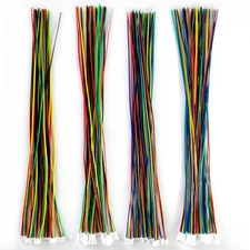 for 16 Sets JST 1.25mm 4 + 5 Pin 28AWG Male + Female Connector Plug with Wire Ca