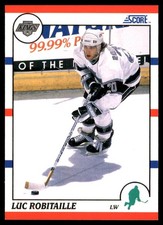 Luc Robitaille 1990-91 Score  #150 Kings NHL READ FREE SHIPPING AutographDen