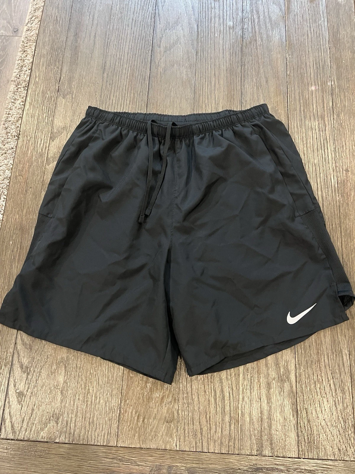 Mens Nike Lined Running Shorts M Black Medium Cz9066