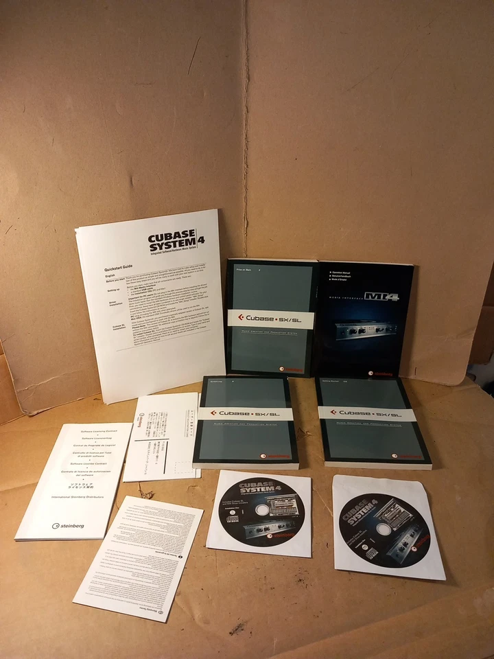 Steinberg Cubase SYSTEM 4- SETS OF SOFTWARE AND BOOKS ONLY - Image 4 of 4