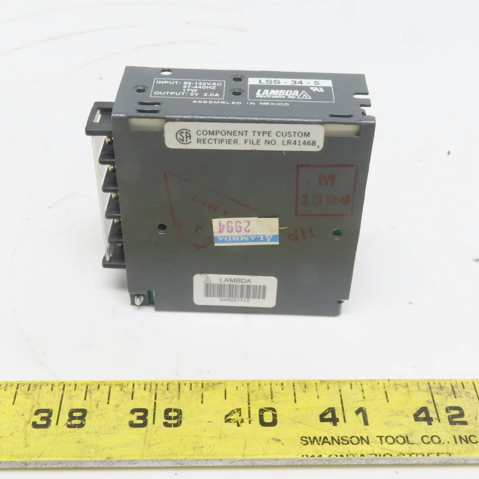 Lambda LSS-34-5 Power Supply 85-132V Input 5V 2A Output - Image 3 of 4