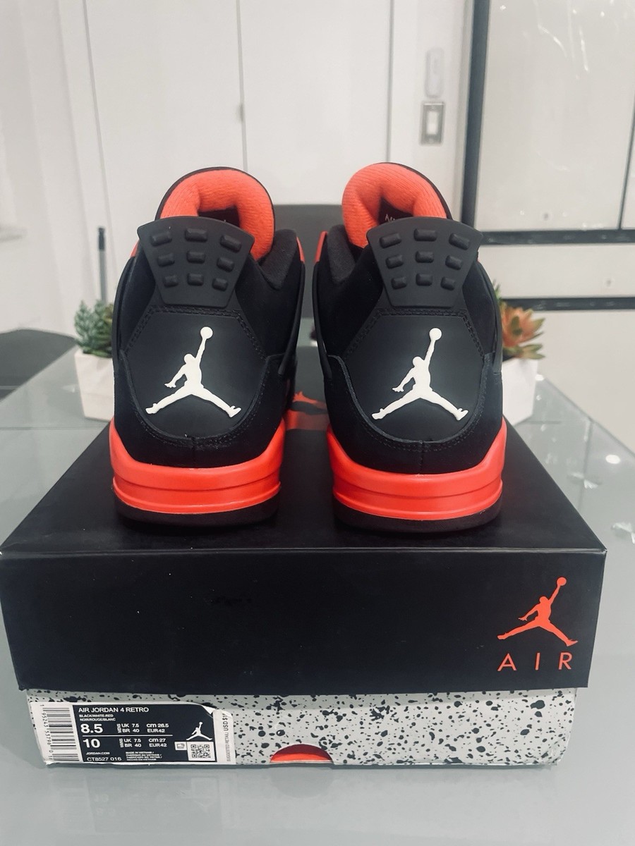 AJ4 Nike Jordan 4 Retro Red Thunder CT8527-016 New OG Size  display picture 2