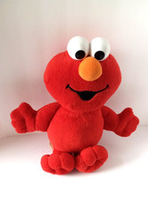 Vintage 2002 Fisher Price Sesame Street ELMO Plush Toy 12" Tall Mattel Inc.