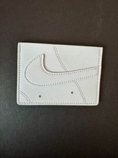Nike Air Force 1 Card Wallet. White On White. Nike swoosh . New without Box