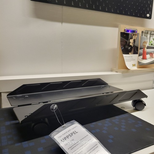 IKEA UPPSPEL Soporte CPU con Ruedas Gris Oscuro Nuevo 405.077.85 - Imagen 6 de 8