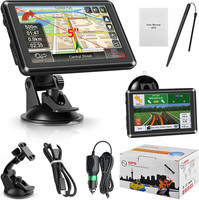 5 Inch GPS Navigator Sat Nav - 2025 Latest UK Map Sat Navs for Cars, Trucks and 