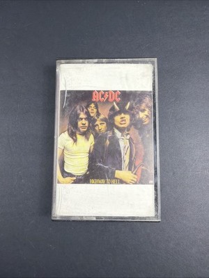 ac/dc highway to hell cassette Good VG Crack Case Damaged